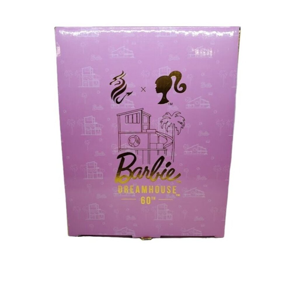 Barbie X Dragon Wine Glasses The Barbie Dreamhouse Collection 17.5 Oz/500 ML Set - Picture 4 of 4